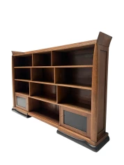 1920s Art Deco Open Bookcase by Paul Bromberg for H. Pander